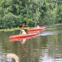 Kanovaren op de Linde